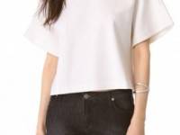 Victoria Beckham Boxy Cropped Top