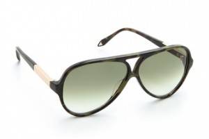 Victoria Beckham Keyhole Aviator Sunglasses