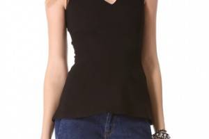 Victoria Beckham V Neck Shell Top