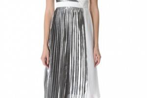 VIKTOR & ROLF One Shoulder Pleated Dress