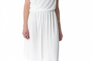 VIKTOR & ROLF Sleeveless Pleated Jersey Dress