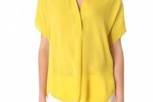 Vince Dolman Sleeve Blouse