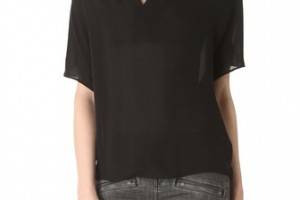 Vince Drape Neck Top