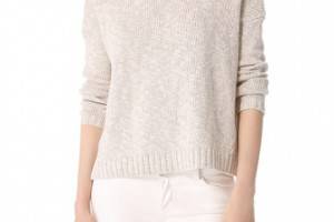 Vince Square Long Sleeve Sweater