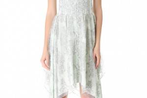 Wes Gordon Handkerchief Corset Dress