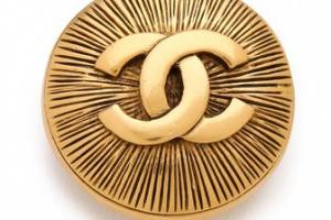 WGACA Vintage Vintage Chanel CC Burst Pin