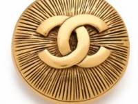 WGACA Vintage Vintage Chanel CC Burst Pin