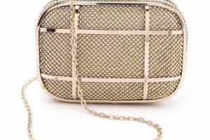 Whiting & Davis Cage Minaudiere Clutch