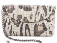 Whiting &amp; Davis Gattopardo Clutch