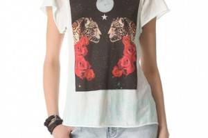 Wildfox Celestial Cats Tee