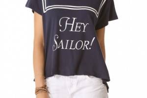 Wildfox Hey Sailor! Lazy Weekend Tee