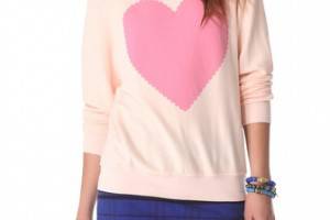 Wildfox Love Note Baggy Beach Sweatshirt