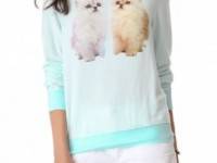 Wildfox Magical Cats Baggy Beach Sweatshirt