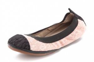 Yosi Samra Lace Cap Toe Ballet Flats