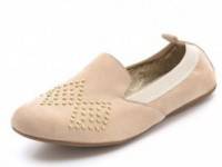 Yosi Samra Suede Driver Flats