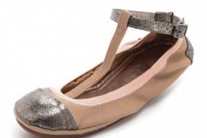 Yosi Samra T-Strap Ballet Flats