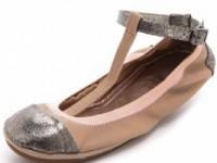 Yosi Samra T-Strap Ballet Flats