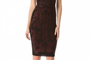 Zac Posen Bondage Jacquard Dress