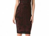 Zac Posen Bondage Jacquard Dress