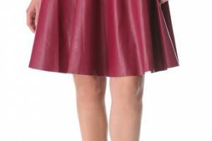 Zimmermann Dazed Leather Skirt