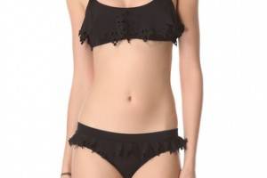 Zimmermann Noir Perforated Bikini