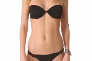 Zimmermann Noir Star Bandeau Bikini