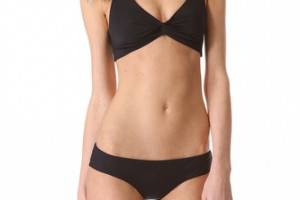 Zimmermann Ruched Halter Bikini Top