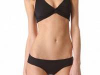 Zimmermann Ruched Halter Bikini Top