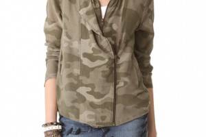 April, May Cami Camouflage Jacket