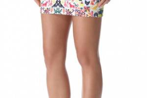 Clover Canyon Surf Shack Neoprene Mini Skirt