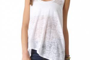 Enza Costa Burnout Tank Top