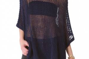 Feel The Piece Poncho Top