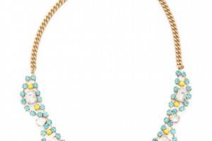 Juicy Couture Rhinestone Bib Necklace