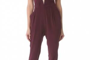 Zimmermann V Strapless Jumpsuit