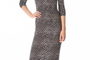 10 Crosby Derek Lam Leopard Print Jersey Dress