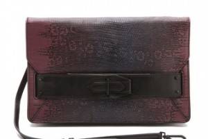 10 Crosby Derek Lam Ombre Lizard Folio Clutch