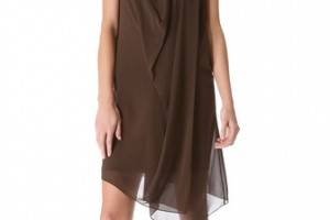 3.1 Phillip Lim Biker Collar Drape Dress