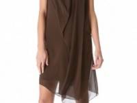 3.1 Phillip Lim Biker Collar Drape Dress