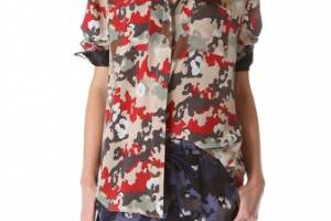 3.1 Phillip Lim Epaulet Camo Shirt