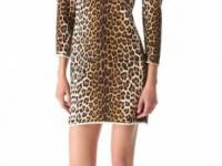 3.1 Phillip Lim Leopard Sweatshirt Dress