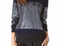 3.1 Phillip Lim Sequin Stripe Pullover