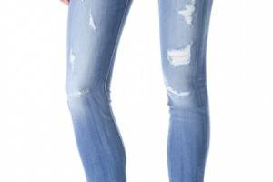 7 For All Mankind The Destroyed Skinny Jeans