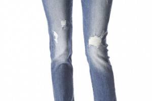 7 For All Mankind The Destroyed Slim Cigarette Jeans