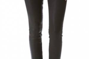 7 For All Mankind The Higher Gloss Gummy Skinny Jeans