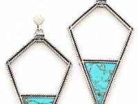 A Peace Treaty Leezh Open Arrowhead Earrings