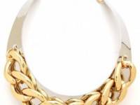 Adia Kibur Chain Link Collar Necklace