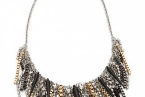 Adia Kibur Mixed Metal Fringe Necklace