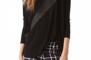 AIR by alice + olivia Slouchy Pullover