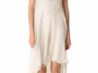 Alberta Ferretti Collection Sleeveless Ruffle Dress
