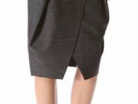 Alexander Wang Pleated Low Waist Skirt